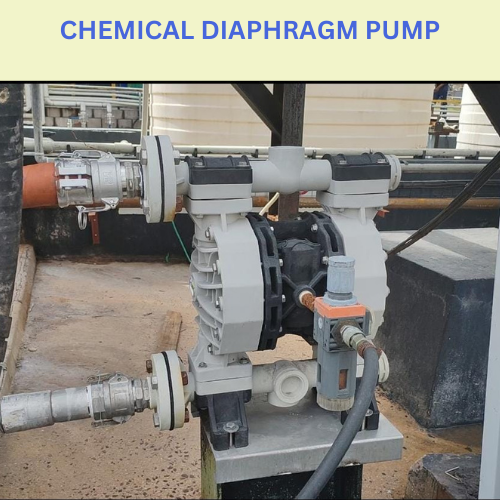 Image of AODD Pump on chemical plant