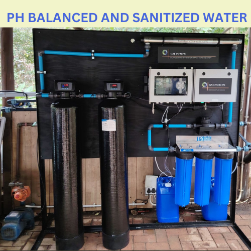 IMAGE OF WATER PLANT FOR CLEANING, BALANCING PH AND SANITIZING FOR CONSUMPTION